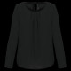 Blouse crêpe manches longues femme personnalisable – Vêtement d’entreprise et objet publicitaire BCM Goodies