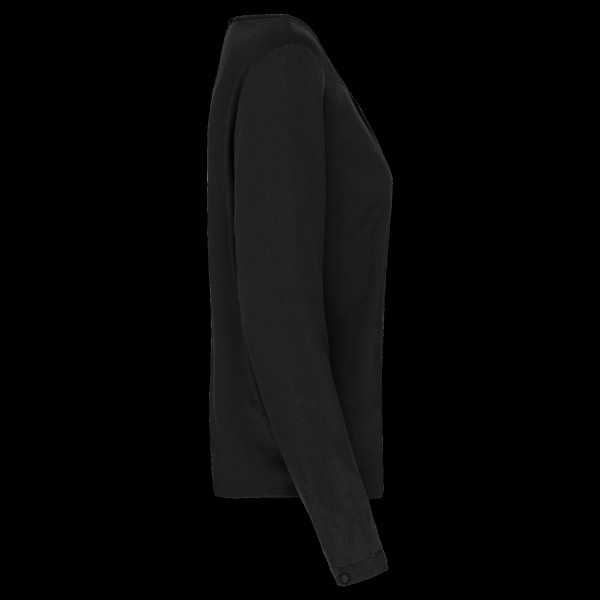 Blouse crêpe manches longues femme personnalisable – Vêtement d’entreprise et objet publicitaire BCM Goodies