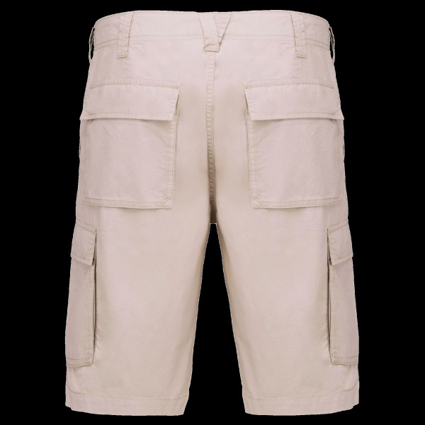 Bermuda léger multipoches homme personnalisé – Support textile pour communication d’entreprise