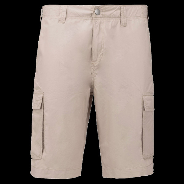 Bermuda léger multipoches homme personnalisé – Support textile pour communication d’entreprise