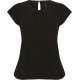 Top col plissé femme personnalisé – Support textile pour communication d’entreprise – BCM Goodies