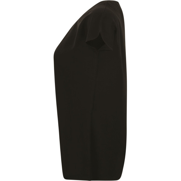 Top col plissé femme personnalisé – Support textile pour communication d’entreprise – BCM Goodies