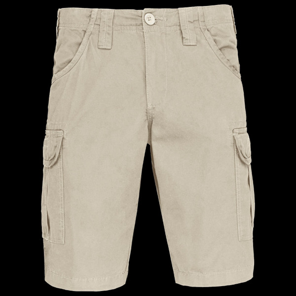 Bermuda multipoches personnalisable 100% coton pour communication d’entreprise – BCM Goodies