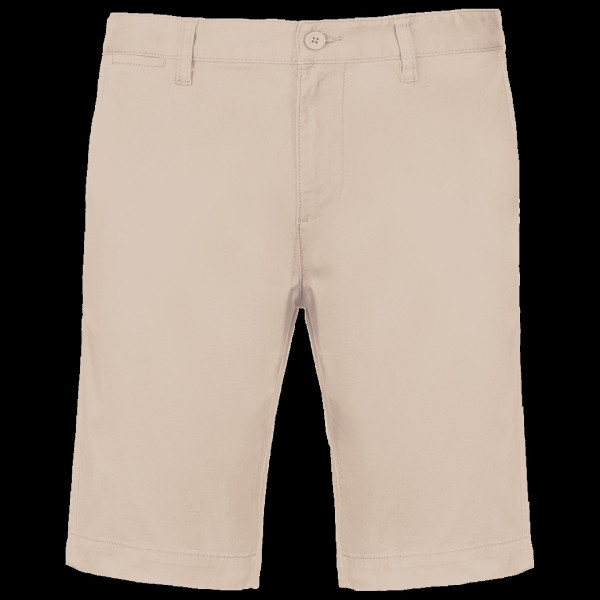 Bermuda chino homme personnalisable 98% coton, idéal communication d’entreprise – BCM Goodies