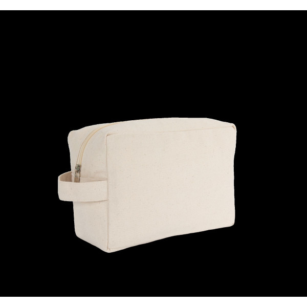 Trousse de toilette en coton biologique personnalisable – Objet publicitaire pour entreprises et événements professionnels