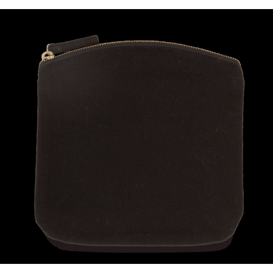 Pochette à fermeture zippée personnalisable en coton – Goodie d’entreprise pour communication et fidélisation