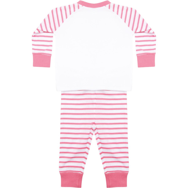 Pyjama à rayures personnalisable pour entreprises – Support textile B2B sans étiquette marque