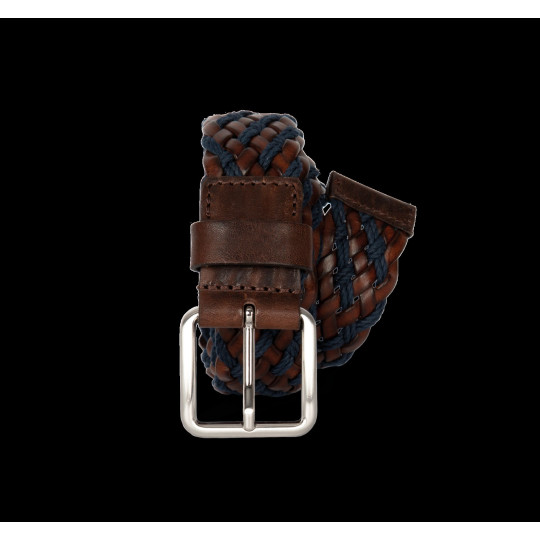 Ceinture tressée bicolore personnalisable – Accessoire promotionnel B2B avec sac de rangement – BCM Goodies