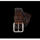 Ceinture tressée bicolore personnalisable – Accessoire promotionnel B2B avec sac de rangement – BCM Goodies