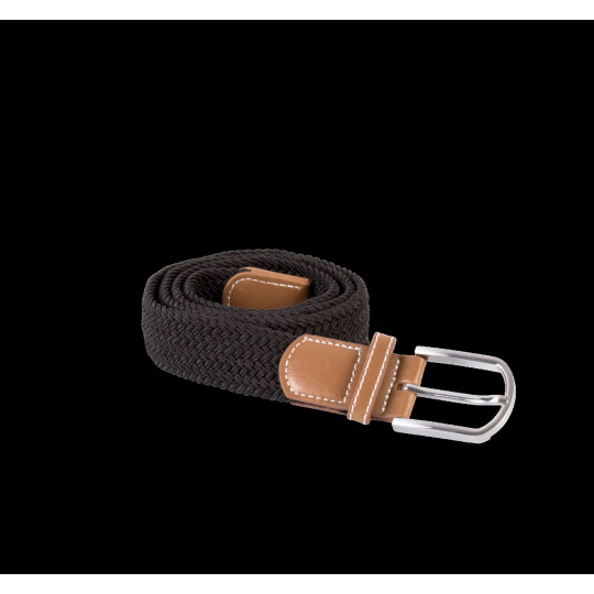 Ceinture tressée élastiquée personnalisable - Accessoire d’entreprise pour cadeaux d’affaires et welcome pack
