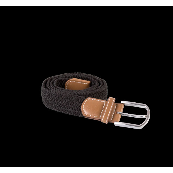 Ceinture tressée élastiquée personnalisable - Accessoire d’entreprise pour cadeaux d’affaires et welcome pack
