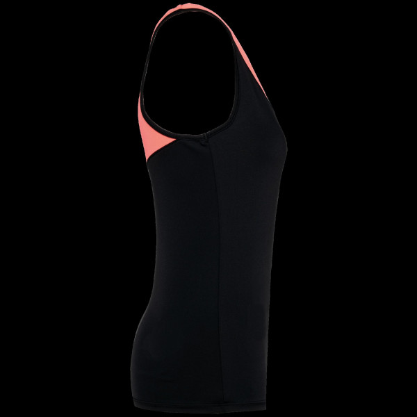 Débardeur de padel bicolore femme personnalisable – Support textile pour communication d’entreprise et dotation collaborateurs