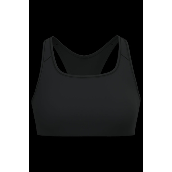 Brassière de sport femme personnalisable en polyester recyclé – Objet publicitaire pour entreprises