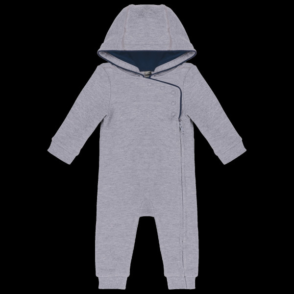 Grenouillère bébé personnalisable avec capuche – Textile d’entreprise pour cadeaux collaborateurs et clients