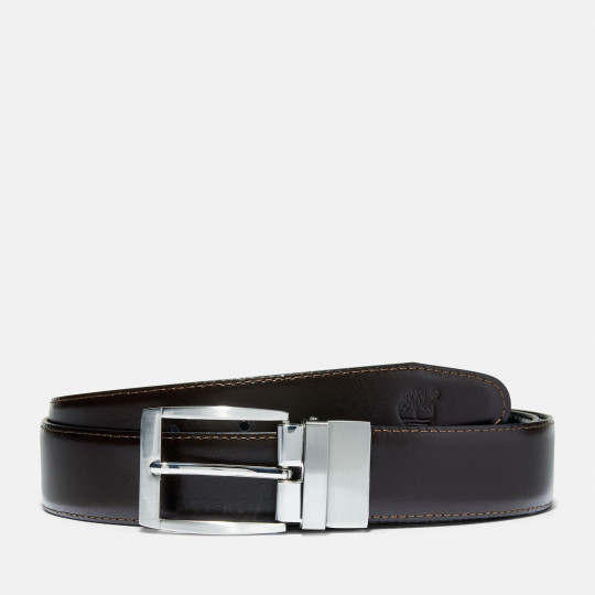 Ceinture en cuir personnalisable avec boucle métal chromé – Accessoire d’entreprise pour communication et cadeaux d’affaires