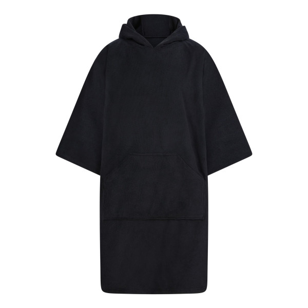 Poncho éponge personnalisé avec capuche et poches – Support textile publicitaire pour entreprises