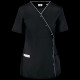 Tunique médicale femme coupe droite en tissu polycoton 65% polyester 35% coton fermeture asymétrique BCM Goodies