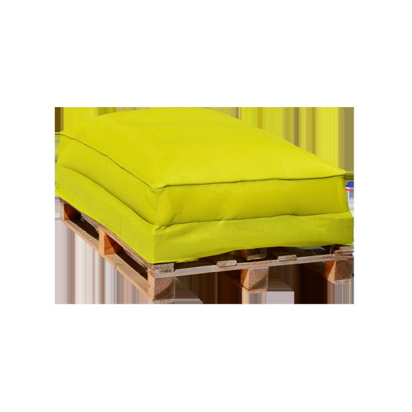 Coussin pour palette personnalisable en mesh, déhoussable, usage intérieur/extérieur – Accessoire événementiel entreprise BCM Go