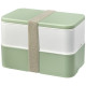 Boîte repas 700+700 ml MIYO Renew à deux blocs - Boîte déjeuner écologique personnalisable | BCM Goodies