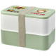 Boîte repas 700+700 ml MIYO Renew à deux blocs - Boîte déjeuner écologique personnalisable | BCM Goodies