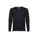 Pull col V homme en coton et polyamide THC MILAN - Personnalisable | BCM Goodies