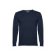 Pull col V homme en coton et polyamide THC MILAN - Personnalisable | BCM Goodies