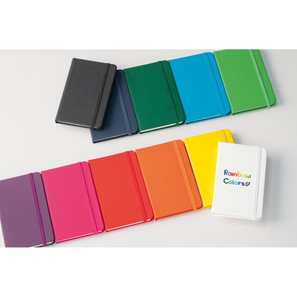 Le carnet de poche en PU à feuilles non-lignées MEYER est un objet publicitaire de qualité, idéal pour les entreprises en quête 