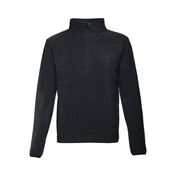 Pull polaire col zippé unisexe THC VIENNA - Personnalisable pour vos événements et cadeaux d'entreprise