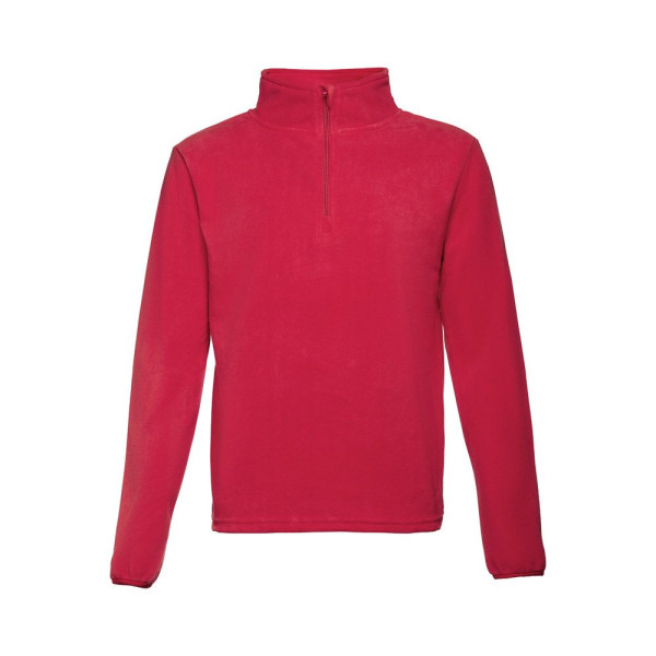 Pull polaire col zippé unisexe THC VIENNA - Personnalisable pour vos événements et cadeaux d'entreprise