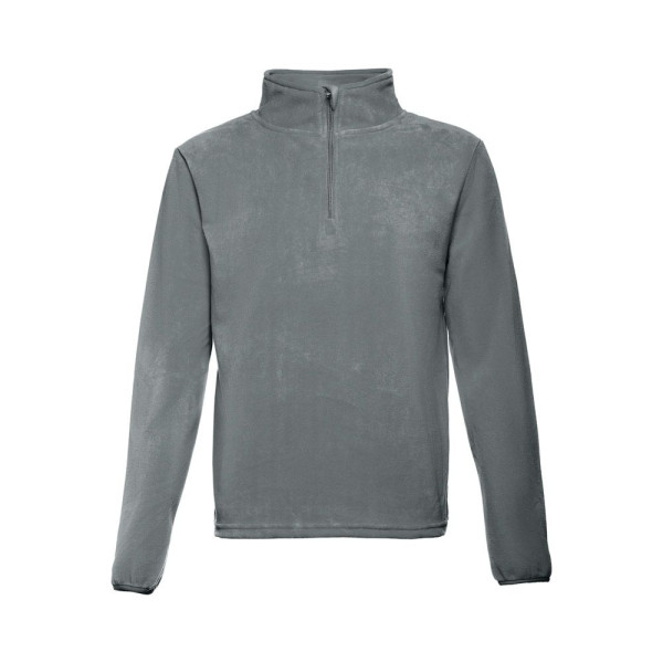 Pull polaire col zippé unisexe THC VIENNA - Personnalisable pour vos événements et cadeaux d'entreprise