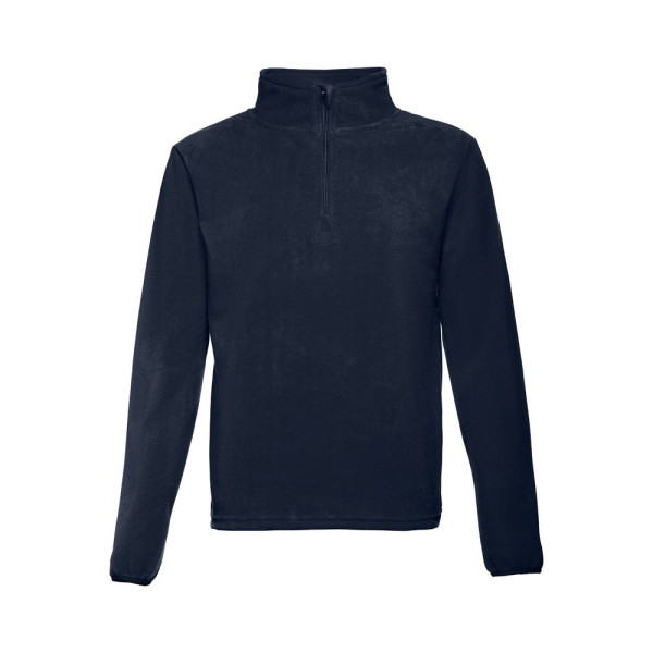 Pull polaire col zippé unisexe THC VIENNA - Personnalisable pour vos événements et cadeaux d'entreprise