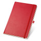 Bloc-notes A5 à feuilles lignées en couleur ivoire TWAIN - Personnalisation professionnelle pour vos événements d'entrepris