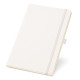 Bloc-notes A5 à feuilles lignées en couleur ivoire TWAIN - Personnalisation professionnelle pour vos événements d'entrepris
