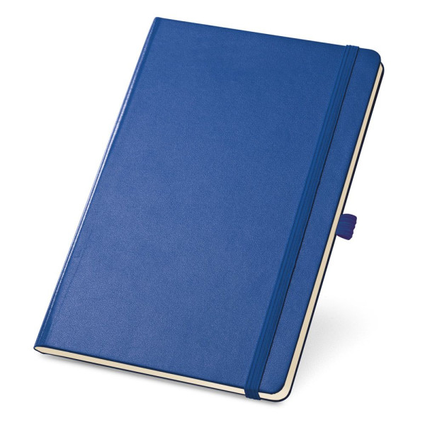 Bloc-notes A5 à feuilles lignées en couleur ivoire TWAIN - Personnalisation professionnelle pour vos événements d'entrepris