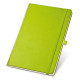 Bloc-notes A5 à feuilles lignées en couleur ivoire TWAIN - Personnalisation professionnelle pour vos événements d'entrepris