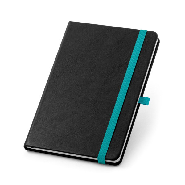 Bloc-notes A5 en PU avec pages lignées - Personnalisation logo et message - BCM Goodies
