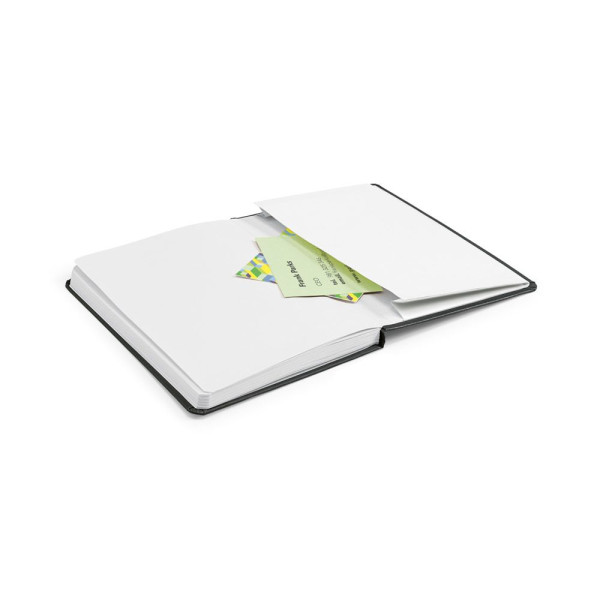 Bloc-notes A5 en PU avec pages lignées - Personnalisation logo et message - BCM Goodies
