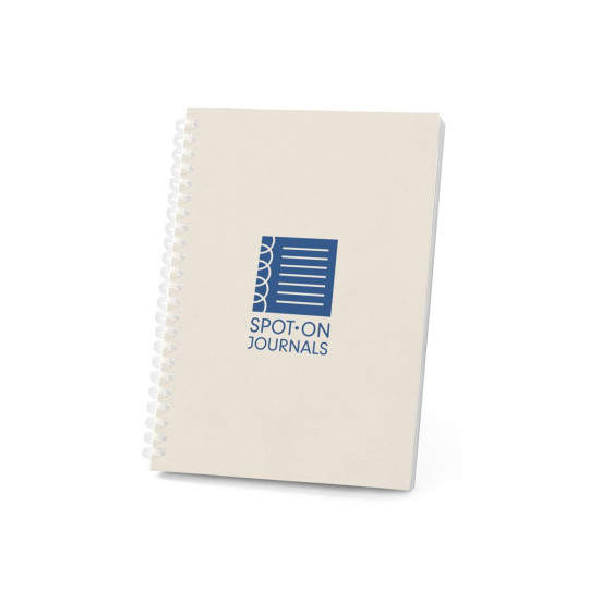 Bloc-notes A5 SCHILLER en papier recyclé pour entreprise | BCM Goodies