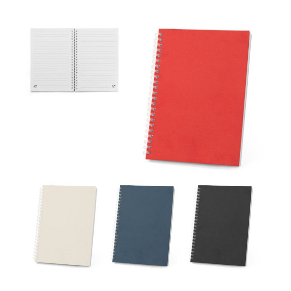 Bloc-notes A5 SCHILLER en papier recyclé pour entreprise | BCM Goodies
