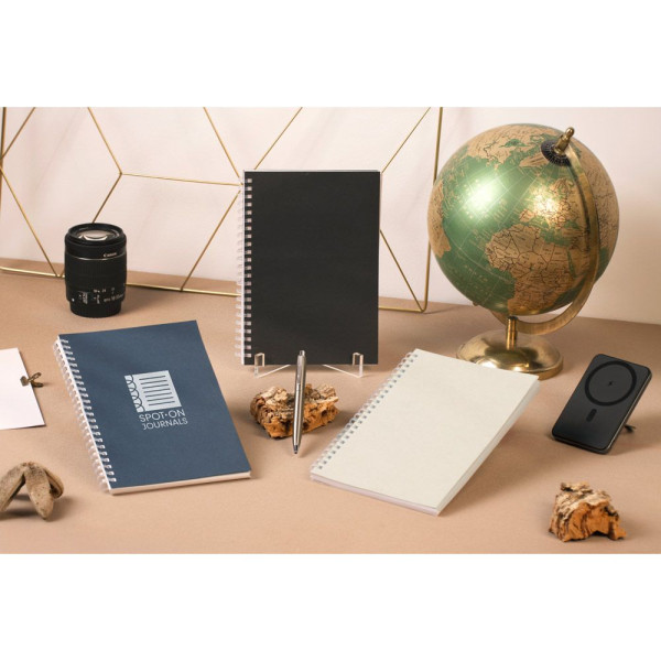 Bloc-notes A5 SCHILLER en papier recyclé pour entreprise | BCM Goodies