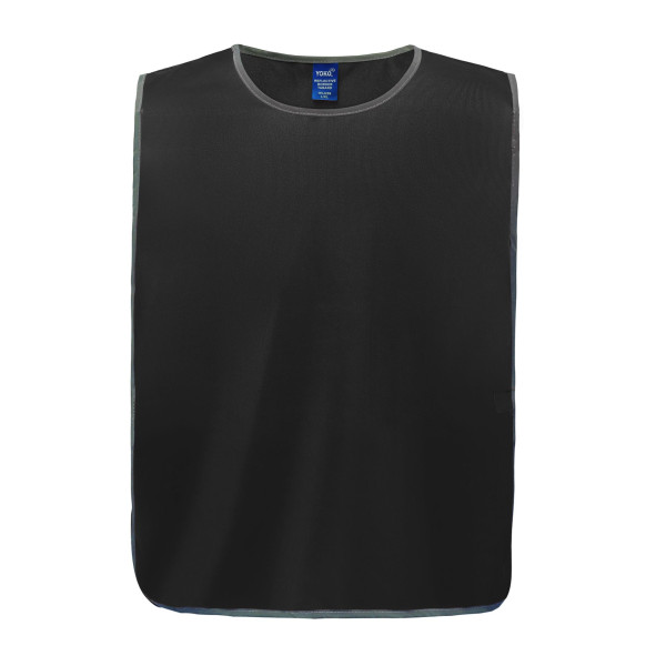 Chasuble personnalisable à bordure réfléchissante pour entreprises – Grande zone de marquage avant et arrière