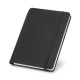 Bloc-notes A5 en PU avec pages lignées MORIAH - Produit personnalisable pour entreprises