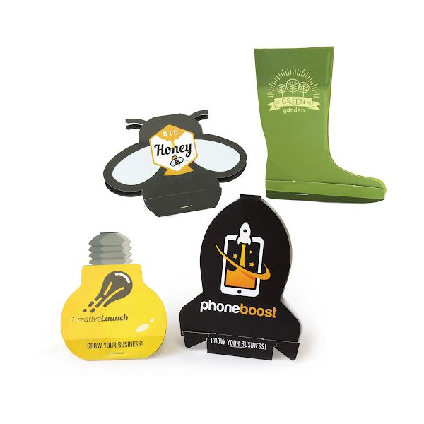 Pochette personnalisable avec 5 bâtonnets en carton et graines micro-encollées – Goodies éco-responsable pour communication B2B