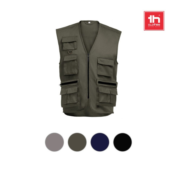 Gilet THC PIXEL en polyester et coton - BCM Goodies