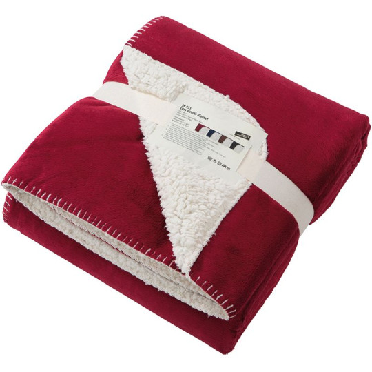 Plaid polaire bicolore personnalisable en polyester 130x180cm - BCM Goodies