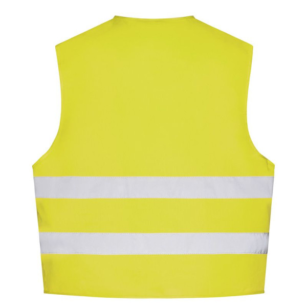 Gilet de sécurité unisexe certifié EN ISO 20471 avec bandes réfléchissantes - BCM Goodies