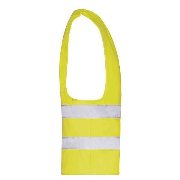 Gilet de sécurité unisexe certifié EN ISO 20471 avec bandes réfléchissantes - BCM Goodies