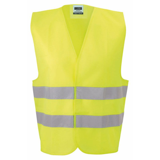 Gilet de sécurité enfant personnalisable en polyester - Normes de sécurité strictes - BCM Goodies