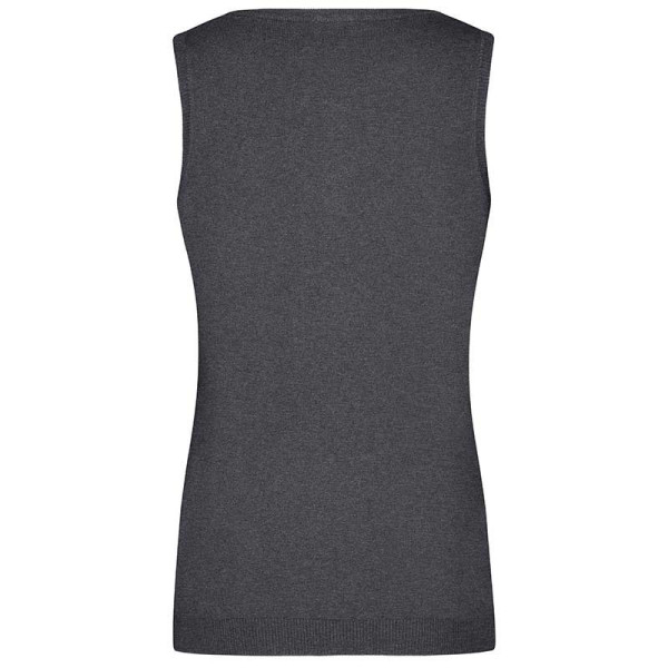 Pull Femme Daiber en coton peigné sans manches et col en V - BCM Goodies
