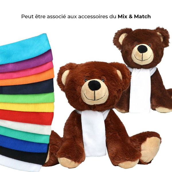 Peluche ours en RPET taille S pour entreprises responsables - BCM Goodies